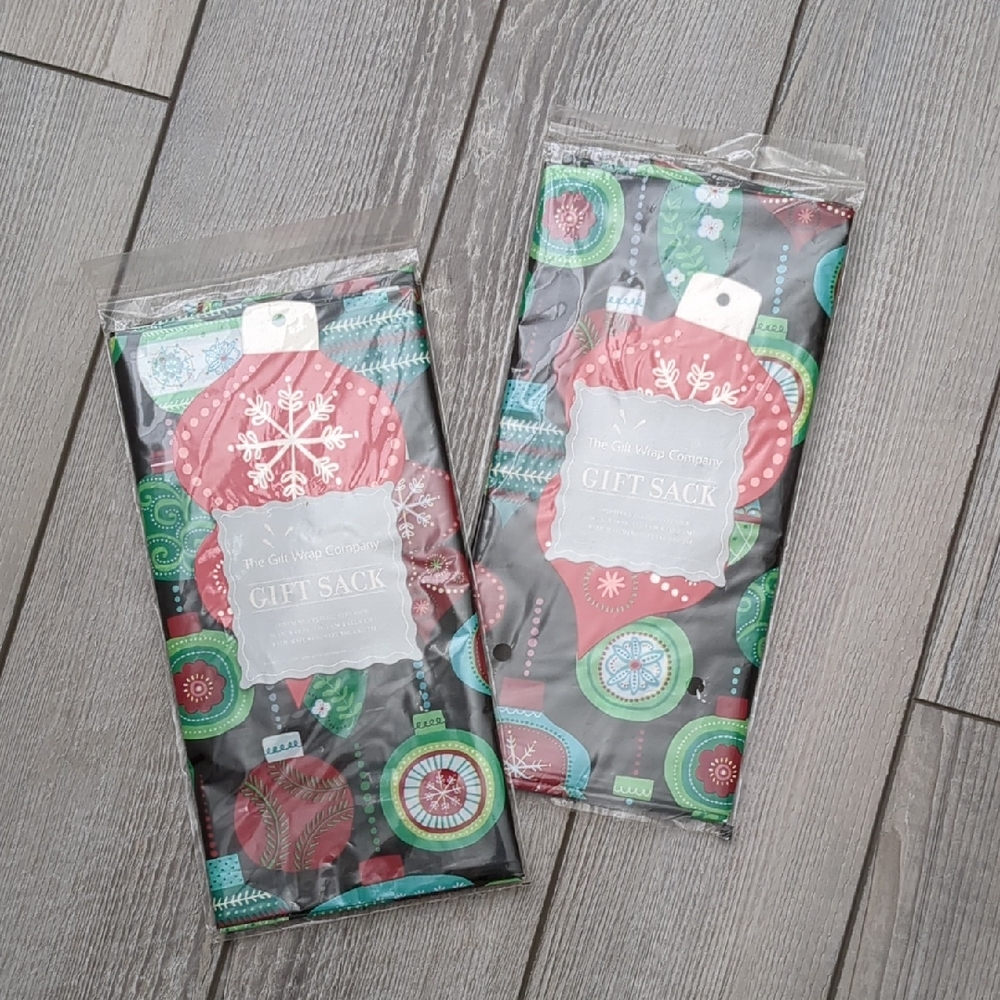 Festive Gift Sacks by - Red and Green